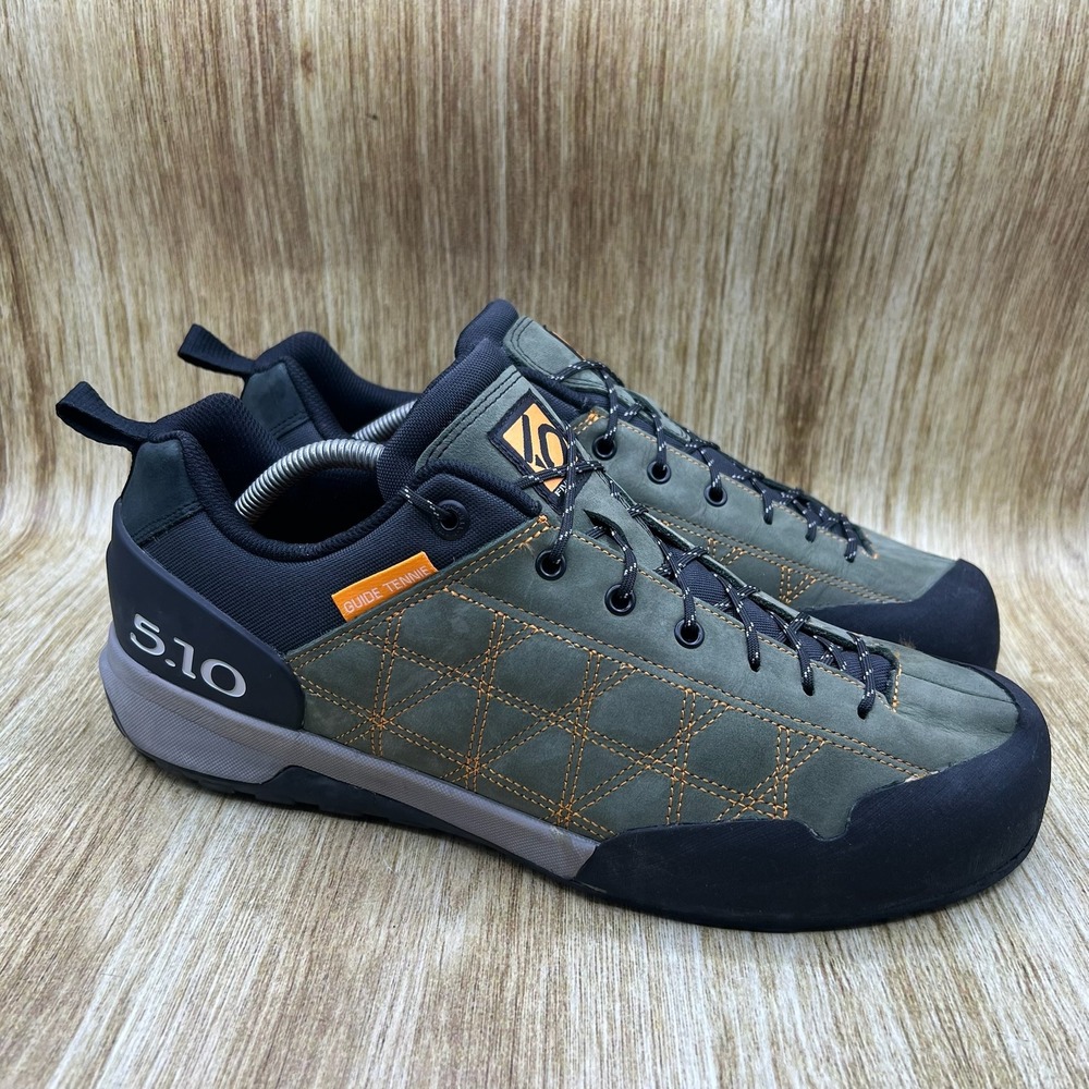 Five Ten Guide Tennie Men's Size 11.5 Green Stealth Rubber Approach Shoes